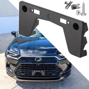 Front License Plate Frame for 2024 2025 2026 Toyota Grand Highlander Front Bumper License Plate Holder Mounting Bracket Replace # 521140E240 TO1068174
