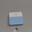 cudinham Print Pods Mini Printer, Thermal Inkless Sticker Maker with 10 Rolls Printing Paper, Pocket Printpod for Phone, Impresora Porttil for Notes, DIY, Compatible with iOS & Android (Blue)