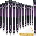 SAPLIZE High-performance Rubber Golf Grips 13 Pack, High Shock Absorption, Non-slip, Choose from 13 Grips with 15 Tapes or Full Regripping Kit, Std/Mid/Jumbo, CC10 Series