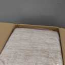 RUGSREAL 8x10 Washable Rug for Living Room Non-Slip Modern Abstract Area Rug Stain Resistant Large Bedroom Rug Contemporary Accent Throw Floor Carpet Solid Rug for Dining Room Home Decor, Beige