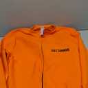 fun shack Men's Prisoner Costume, Orange Jail Inmate Jumpsuit, Adult Prison Outfit for Halloween or Costume Parties XL