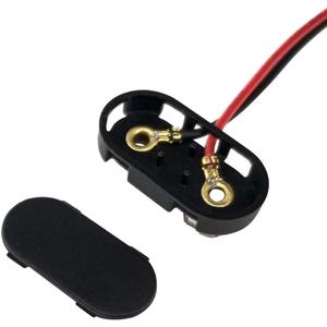 9V Battery Connector,10 PCS T-Type 9 Volt Buckle Connector Hard Plastic Shell Used in Student Experiment,or Other Equipment with Battery
