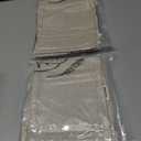 2 x 2 Pack Linen Bread Bag for Homemade Bread Container - Plastic Lined, 19.7 x 13.7 Inch Unbleached & Reusable Bread Storage for Bakery Baguette Picnic Wedding Wrapping Camping