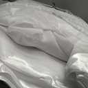 FAVE 8 Pack 120 Inch White Round Tablecloth, 6FT Washable Table Cover