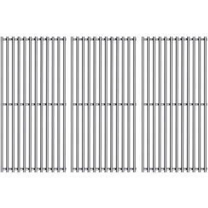 S6599C (3-Pack) 18 1/8 inch Stainless Steel Cooking Grid Grates Replacement for Select Gas Grill Models by Charbroil 463224912, 463231711, 463247209, 463247310, 463247512, 463248208, 463262812