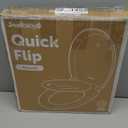 Jool Baby Quick Flip Toilet Seat with Built-in Potty & Splash Guard for Toddler Training, Slow Close (Round)