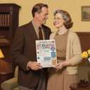 5 x Ziwenhu 20th Anniversary Card Gifts for Couple,20 Year Anniversary Wedding Card for Him Her,20th Decorations Men (vintage-380)