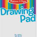 Melissa & Doug Drawing Pad (9 x 12 inches) with 50 Sheets of White Bond Paper