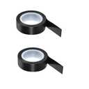 2 Pcs Roll Black 0.13mmx10m Black PTFE Teflon Tape Nonstick Tape 500 High-Temp Fiberglass Adhesive High Temperature Tape