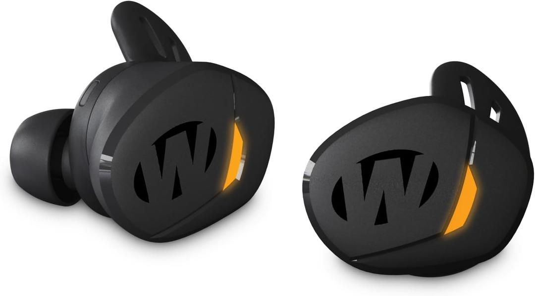 Walkers Suppressor Bluetooth Earbuds 25dB NRR Hearing Protection with HD Sound, 36-Hour Battery, Waterproof Design