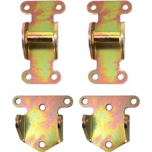 Solid Steel Motor Mount Engine Bracket Kit for SBC BBC Chevy Frame Mount Rat Hot Rod