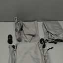 Drawstring Bag - Nylon Cinch and Ditty Stuff Pouch with Toggle (8 x 11-12 pack, Grey)
