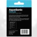 AquaSonic Genuine Proflex Replacement Brush Heads | ADA Accepted | for Whiter Teeth & Gum Care | Compatible with Many AquaSonic Toothbrush Handles (3 Pack Black)