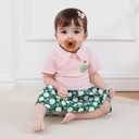 Toddler Girl Golf Outfit Short Sleeve Hole in One Polo Shirt and Golf Print Mini Skirt Set, 18-24mos