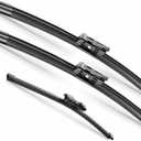 28"+18" Windshield Wipers with 11 Inch Rear Wiper Blade Replacement for VW ID.4 2021-2024 Original Factory Quality-J Hook Wipers(Pack of 3)