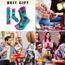 Dog Lover Novelty Funny Breathable Printed Cotton Socks, Unisex Cozy Knitted Crew Socks, Gifts for Dog Owner Mom, Friend Bestie Coworker BBF, Mothers Day Mom Gifts