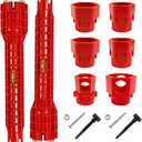 8 in 1 and 14 in 1 Multifunctional Sink Bathroom Wrench, Faucet and sink installation tools, Kitchen Drain Tub Removal nut Plumbing Plumber (2Pack 8 in 1 and 14 in 1)
