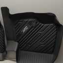 3W Floor Mats Fit for Ford F250 F350 F450 F550 2017-2025 2026 Super Duty Crew Cab Bucket Seat with Under Seat Storage, All Weather TPE Custom Fit F 250 Floor Liner(Not for Vinyl Floor), Upgraded