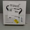 JISULIFE Portable Neck Fan, Hands Free Bladeless Fan, 5 Speeds, 4000 mAh Battery Operated Wearable Personal Fan, Twistable, Rechargeable, Gift for Women Men-Blue