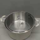 12 Quart Nonstick Stock Pot with Lid, BEZIA Fully-Clad 3-Ply Stainless Steel Pots, Induction Soup Pot with Lid, Kitchen Cooking Pots with Silicone Handle, for All Cooktops, Free of PTFE/PFOA/PFOS