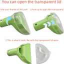 Upgraded 5.3in 1400B Little Green Machine Multi-Purpose Tools Brush Replacement Parts Compatible with 1400B 4075 3194 3353 2458 3588F 1986 1425 2513E Tough Stain Brush Tool Attachments (green 1+2)