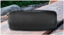 iLive Audio Waterproof Fabric Wireless Speaker (IPX5) - Black (ISBW348B): Bluetooth Rechargeable Portable Speaker with USB Connection