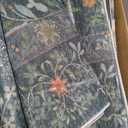 PureCozy 8x10 Dark Green Floral Area Rug Vintage Farmhouse Style | Washable, Non Slip, Soft Low Pile, Indoor Carpet for Living Room, Bedroom, Dining Room, Botanical Decor