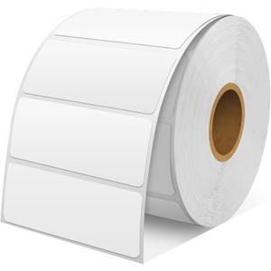 Nelko Genuine 2" x 1" Direct Thermal Label, Self-Adhesive Barcode Labels Compatible with Nelko PL70E Label Printers, No BPA & BPS, 1000 Labels (Commercial Grade)