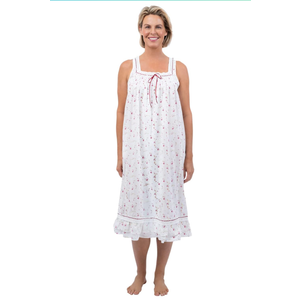 The 1 for U Vintage Nightgown - Night Dress for Women Sleepwear, Eloise 100% Cotton Gown 2XL