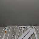 Cideny 29"-40" Baby Gate for Stairs, Auto Close Stroller Friendly Dog Gate Indoor for Doorways, Pressure Mounted Baby Gate, Easy Walk Through Gate for Children & Pets, White