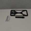 Front Bumper License Plate Mount Compatible with Porsche Cayenne (Base, S, GTS) 2019-2023, No Drill Front License Plate Frames Tow Hook License Plate Bracket Holder Mounting Kit Car Accessories