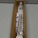 Mcrbeay Shower Curtain Rod, 1" Diameter Heavy Duty Tension Shower Rod, Non Slip Adjustable 28-46 inch No Drilling Shower Curtain Rods Spring Tension For Bathroom, Shower Stall, No Rust, Nickel