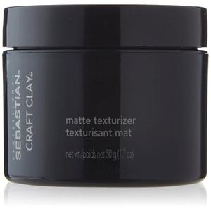 Sebastian Professional Craft Clay with Matte Finish | Remoldable Texturizing Hair Styling Clay for Natural Hold | 1.7 oz