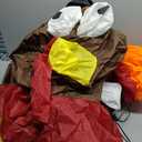 Thanksgiving 6FT Inflatable Turkey with Pilgrim Hat Yard Decoration - LED Light Up Blow Up Turkey for Outdoor Indoor Lawn Thanksgiving Yard Decorations and Autumn Holiday Family Party Display