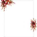 Asee'm 6.6FTx4FT White Wedding Arch Backdrop Stand Square Metal Rectangular Arch Frame for Ceremony Party Birthday Bridal Baby Shower Anniversary Arbor Balloon Decoration