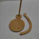 Yarn Holder for Crocheting, Crochet Yarn Holder, Upgrade Larger Size & Magnetic Yarn Ball Holder for Most Yarns, Rotating Yarn Holder Hold Yarn Up to 1.1 lbs with Packaging Box (Natural bamboo)