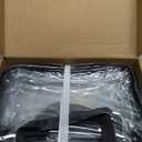 6 Packs Large Toy Storage Bags with Labels, Reusable Clear PVC Board Game Storage, Travel Waterproof Organizer Bags with Zipper for Building Blocks, Puzzle, Kids Books (black)