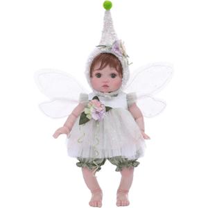 Baby Doll, 18 Inch Reborn Baby Dolls  Realistic Lifelike Green Fairy Newborn Girl Doll, Real Life Baby Dolls with Accessories, Gift for 3+ Year Old Girls, Pretend Play & Collection