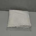 Geometric Jacquard Plush Warm Sofa Couch Cover, Soft Funny Fuzzy Couch Covers, Non Slip Sectional Sofa Slipcover, Cozy Washable Furniture Protector for Kids, Pets (Beige White, 28"x 28")