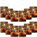 Heigble 11 Pcs Spiced Pumpkin Air Fresheners Hanging Air Freshener Paperboard Lasting Strong Spiced Pumpkin Scented Paper for Thanksgiving, Halloween Home Car Rooms