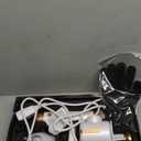 UKLISS Hair Dryer Brush 7 in 1110000 RPM Hair Dryer with Diffuser for Curly & Twisted Hair Professional Ionic Brush Blow Dryer for Salon-Quality Styling, White Gold