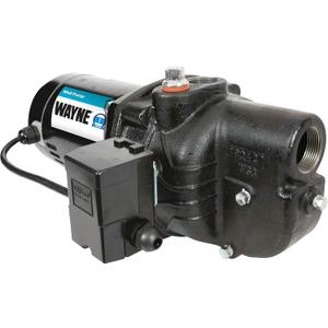 WAYNE SWS100-1 HP Cast Iron Shallow Jet Well Pump - Up to 513 Gallons Per Hour - Heavy Duty Shallow Well Pump