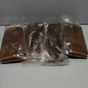 Pre-stretched Braiding Hair - 24 Inch 8 Packs Brown Braiding Hair For Twist or Box Braids, Long Yaki Texture Hot Water Setting Synthetic Braiding Hair Extensions (24 Inch, #30-8P)