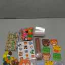 Cholemy 168 Pcs Jungle Safari Party Gift Jungle Party Supplies Safari Animal Stationery Set Notebook Sticker Stamper Eraser Ruler Pencil Bag for Baby Shower Birthday Gift Prize