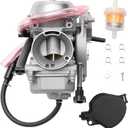 KVF360 Carburetor Compatible with 2003-2013 Kawasaki Prairie 360 KVF 360 KVF360A KVF360B KVF360C Carb Replace# 15003-1686
