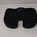 Everlasting Comfort Doctor Recommended Memory Foam Seat Cushion for Office Chairs & Car Seat - Ergonomic Office Desk Accessories for Tailbone Pain Relief, Sciatica & Back Support