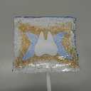 Tooth Fairy Pillow Kit for Girls and Boys - Tooth Fairy Evidence Kit with Tooth Fairy Bag - Multi Color Reversible Sequin and Large Pocket - Tooth Pillow with Letter & 2 Customizable Certificates (Blue)