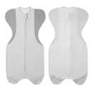 KIDIRA Swaddle for Newborns, Baby Swaddles 0-3 Months 5-13lb Breathable Fabric Design, Arms Up Swaddle 0-3 Months Newborn, Promotes Healthy Hip Development, 2-Way Zipper&Foot Buttons, 1Pack,Grey