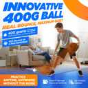 YGA Silent Basketball Official Size 7 (29.5"): Upgraded 95% Bounce - Ultra Quiet Airless Basketball for Dribbling Indoor - Soft Foam Basketball with Realistic Grip and Deep Grooves for All Ages, Gift Box, Ready to Play