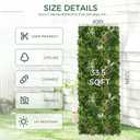 40x120 in (33.5 Sqft) Artificial Greenery Boxwood Hedge Roll